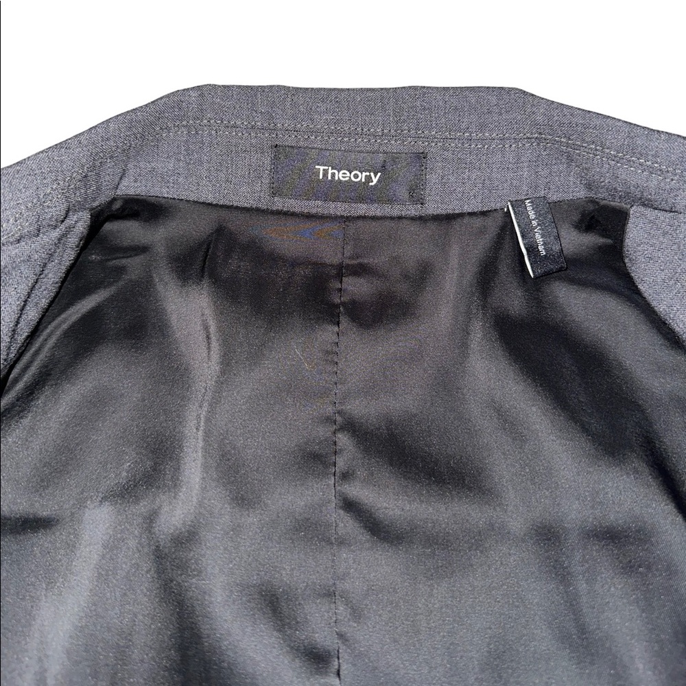 Theory Wool One-Button Blazer - image 6